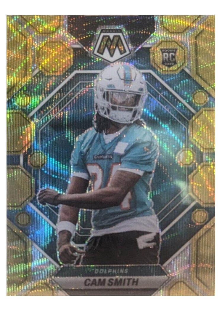 2023 Panini Mosaic Base Set Cam Smith Gold Wave #294 card