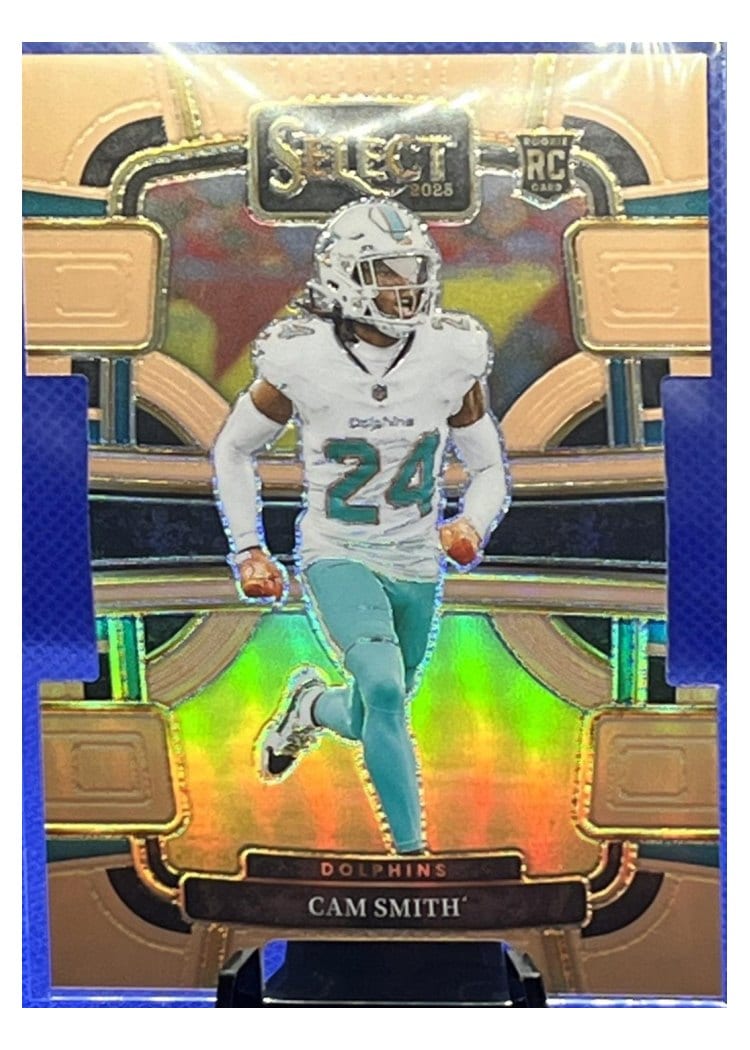 2023 Panini Select Base Set Cam Smith Copper Prizm Die-Cut #61 card