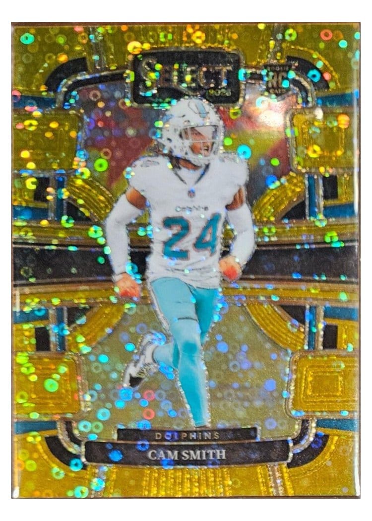 2023 Panini Select Base Set Cam Smith Disco Gold Prizm #61 card