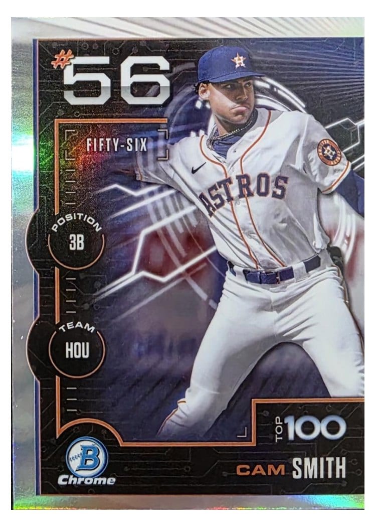 2025 Bowman Bowman Scouts Top 100 Cam Smith #BTP-56 card