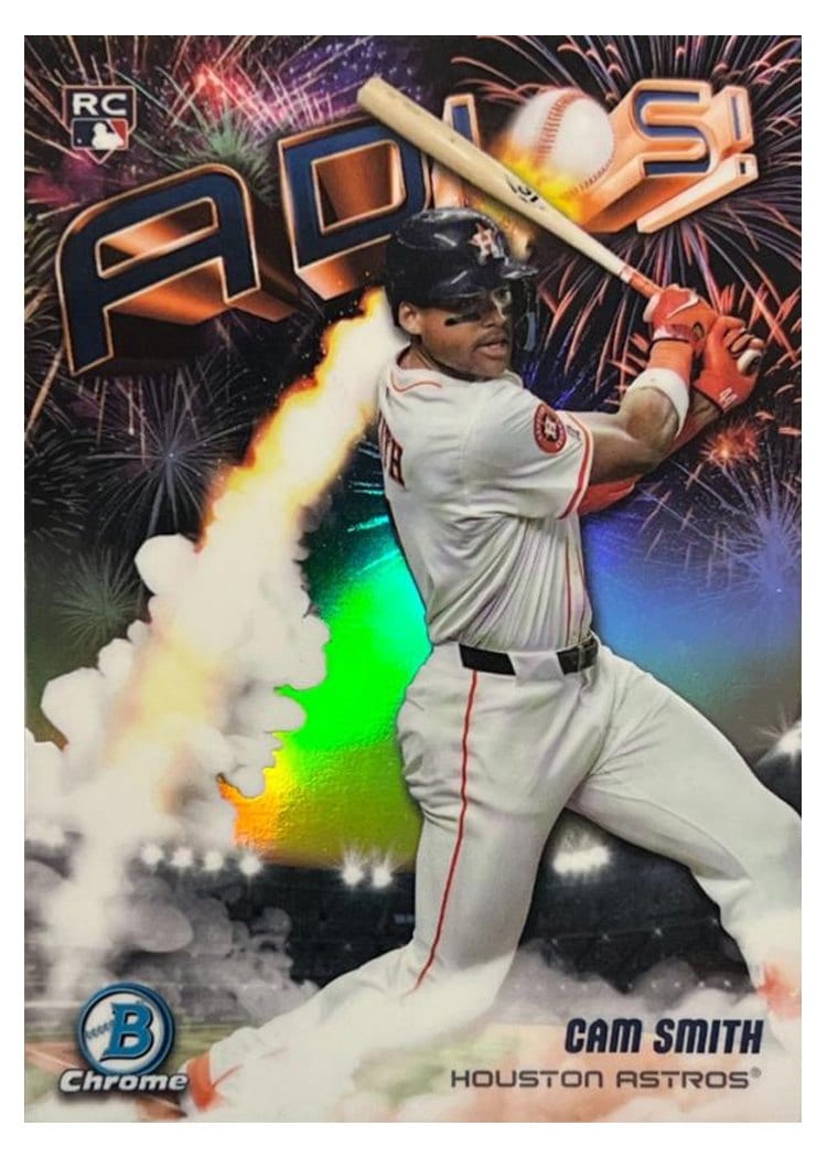2025 Bowman Chrome Adios Cam Smith #AD-18 card