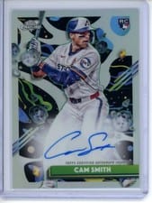 2025 Topps Cosmic Chrome Cosmic Chrome Autographs Cam Smith #CCA-CS card