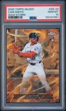 2025 Topps Gilded Collection Gold Storm Cam Smith #GS-23 card