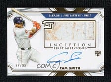 2025 Topps Inception MLB First Milestone Autograph Relics Cam Smith #FMAR-CS card