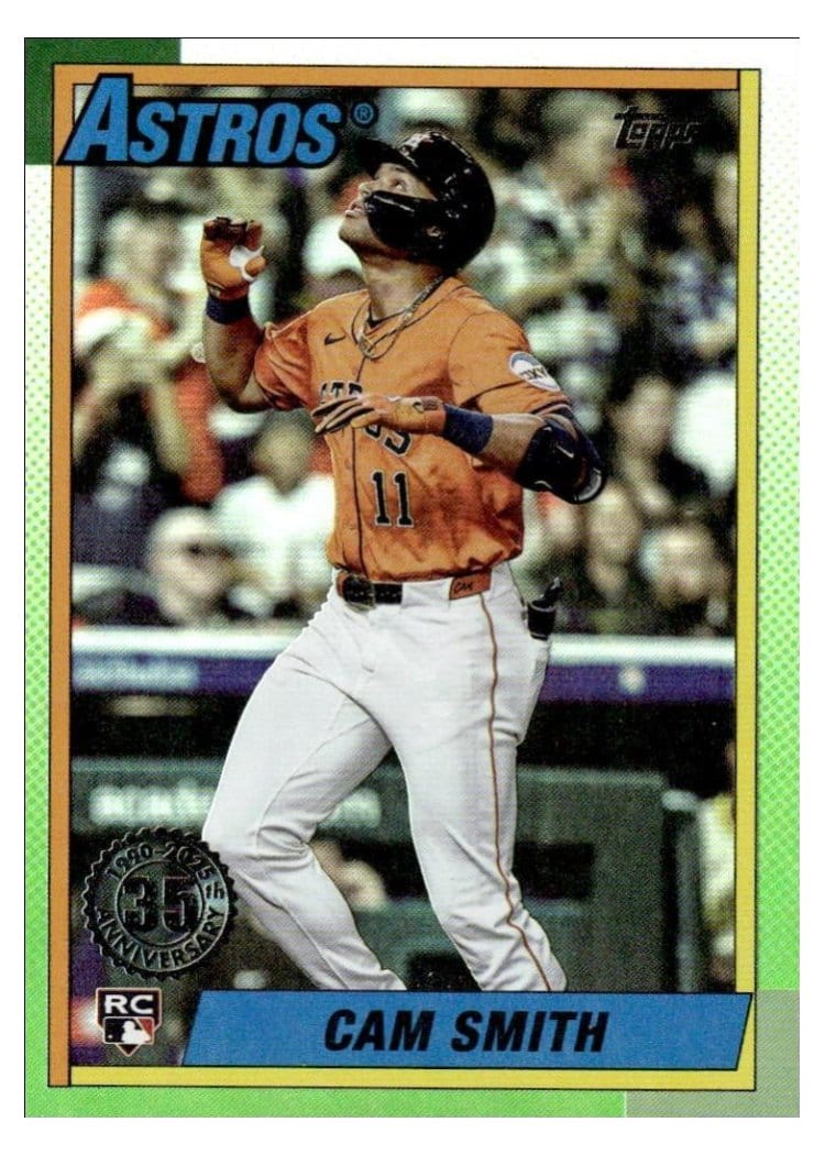2025 Topps Update 1990 Topps Baseball Cam Smith #U90-44 card