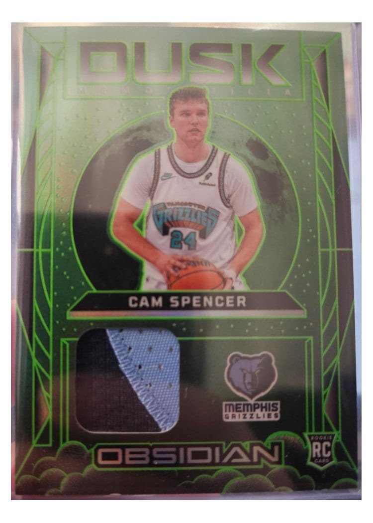 2024-25 Panini Obsidian Dusk Memorabilia Cam Spencer #DM-SPE card