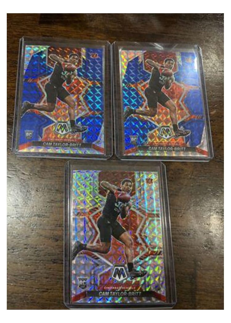 2022 Panini Mosaic Base Set Cam Taylor-Britt #393 card
