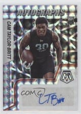 2022 Panini Mosaic Rookie Autographs Mosaic Cam Taylor-Britt #RAM-CTB card
