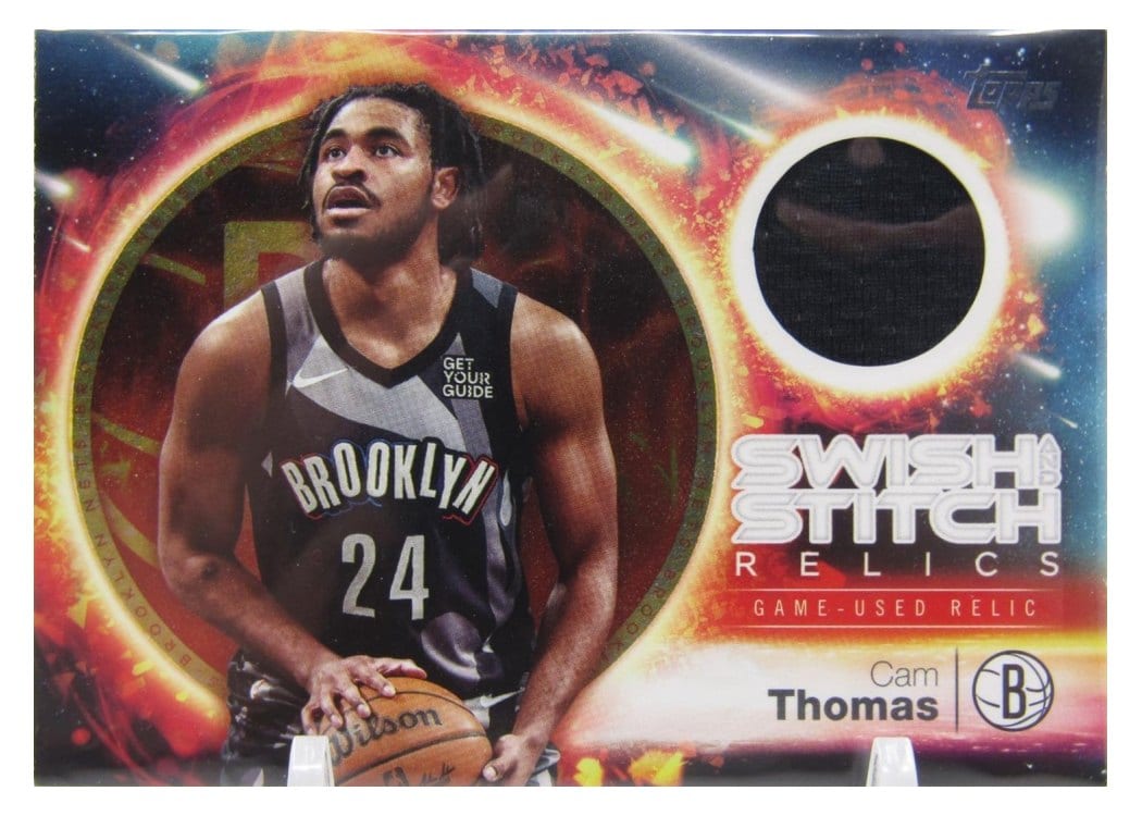 2025-26 Topps Swish and Stitch Relics Cam Thomas #SST-CT card