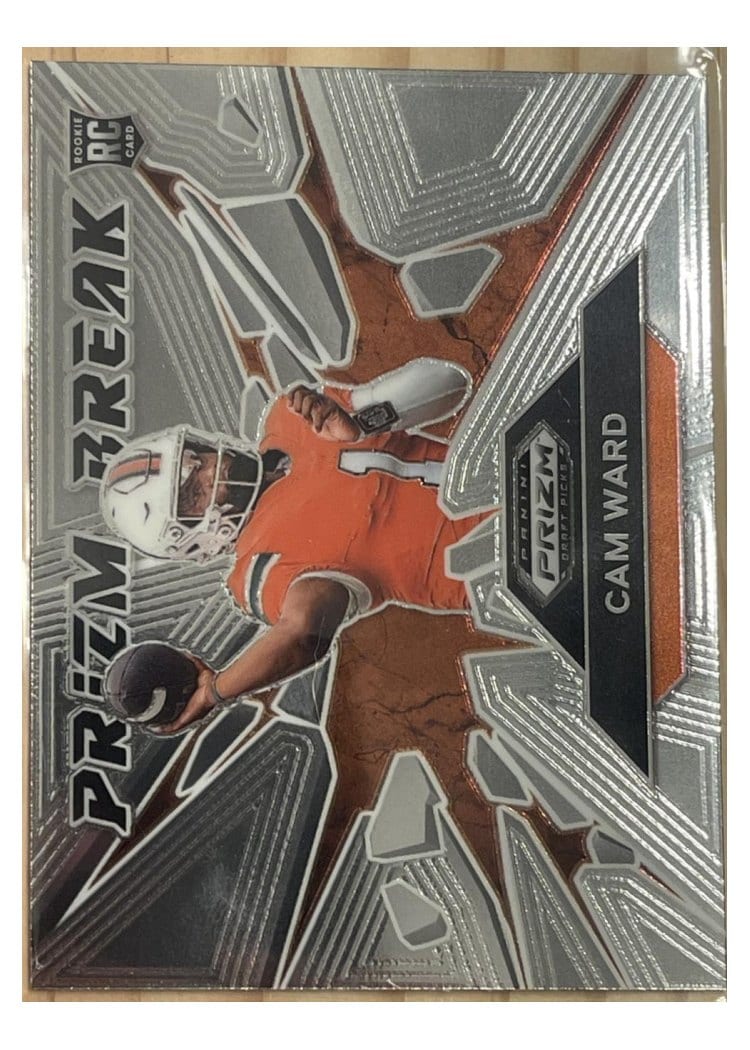 2025 Panini Prizm Draft Picks Prizm Break Cam Ward #7 card