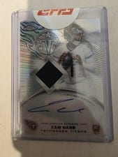 2025 Topps Chrome Rookie Patch Autographs Cam Ward #RPA-CW card