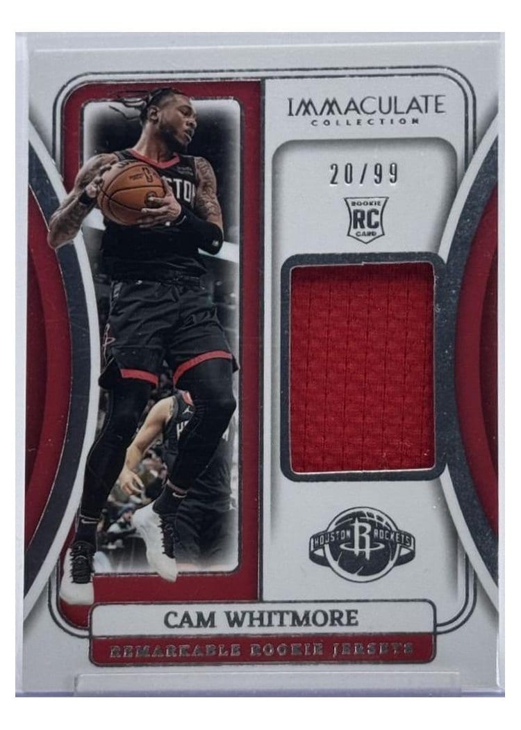 2023-24 Panini Immaculate Collection Remarkable Rookie Jerseys Cam Whitmore #16 card