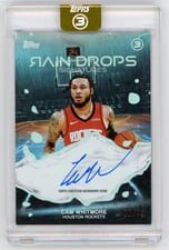 2025-26 Topps 3 Raindrops Signatures Cam Whitmore #RS-CW card