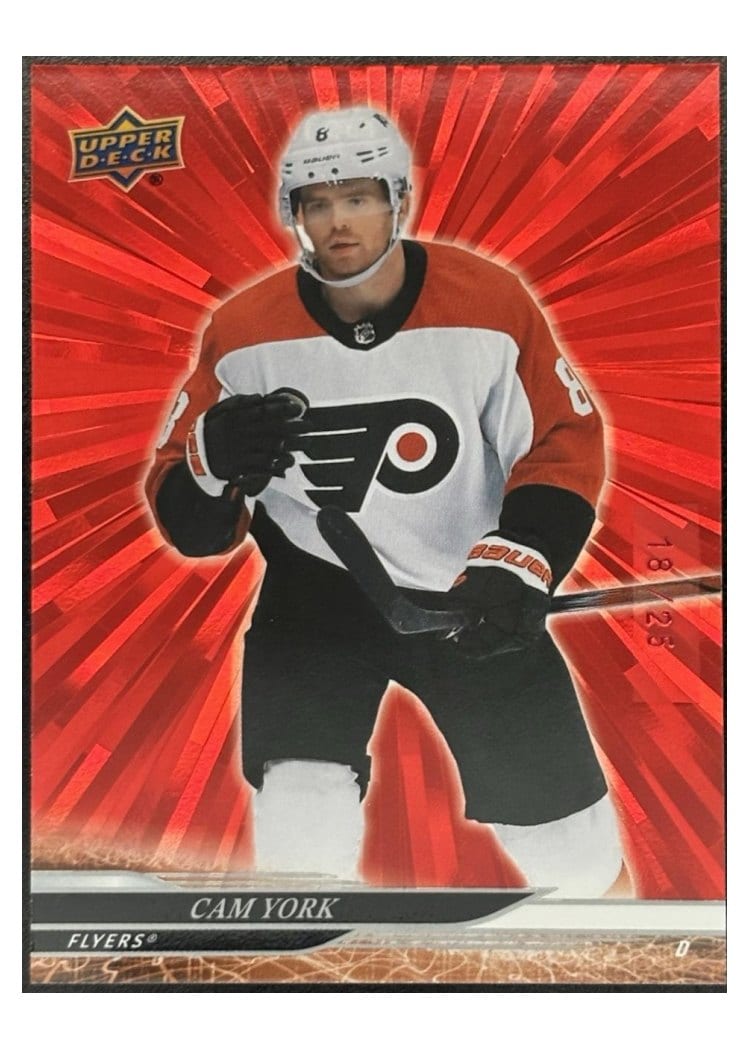 2024-25 Upper Deck Base Set Cam York #376 card