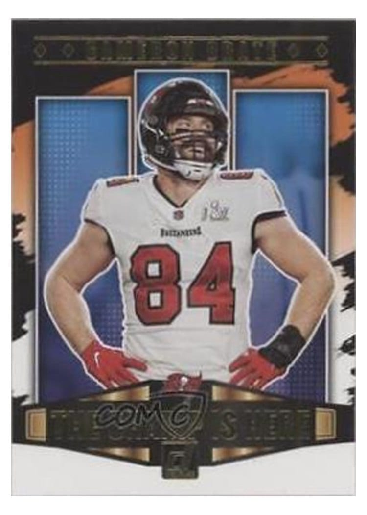 2021 Donruss The Champ Is Here Cameron Brate #CIH-7 card