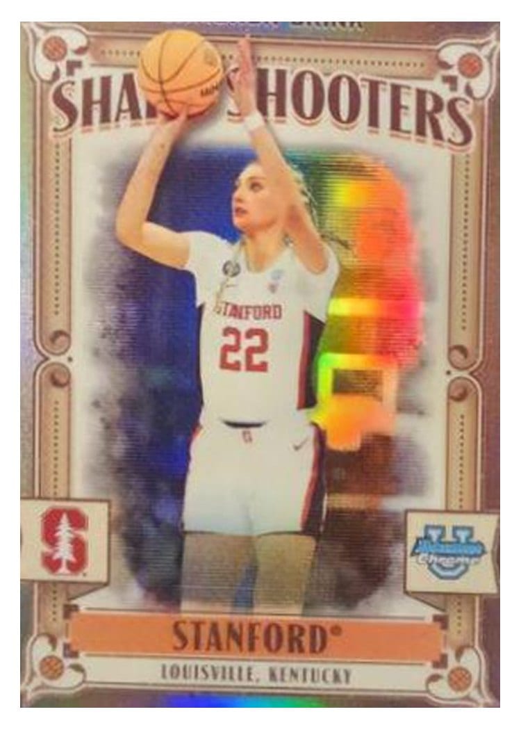 2023-24 Bowman University Chrome Sharp Shooters Cameron Brink #SS-17 card