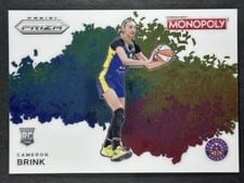 2024 Panini Prizm Monopoly WNBA Money Blast White Cameron Brink #WMB-1 card