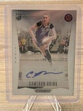 2024 Panini Prizm WNBA Throwback Signatures Cameron Brink #TB-CB card