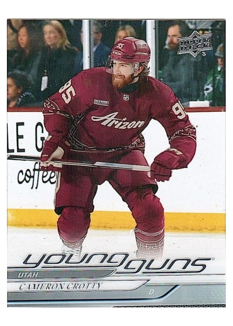 2024-25 Upper Deck Base Set Cameron Crotty #238 card
