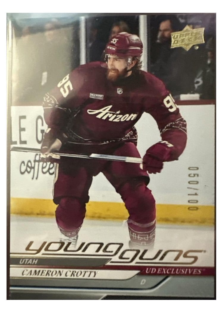 2024-25 Upper Deck Base Set Cameron Crotty #238 card