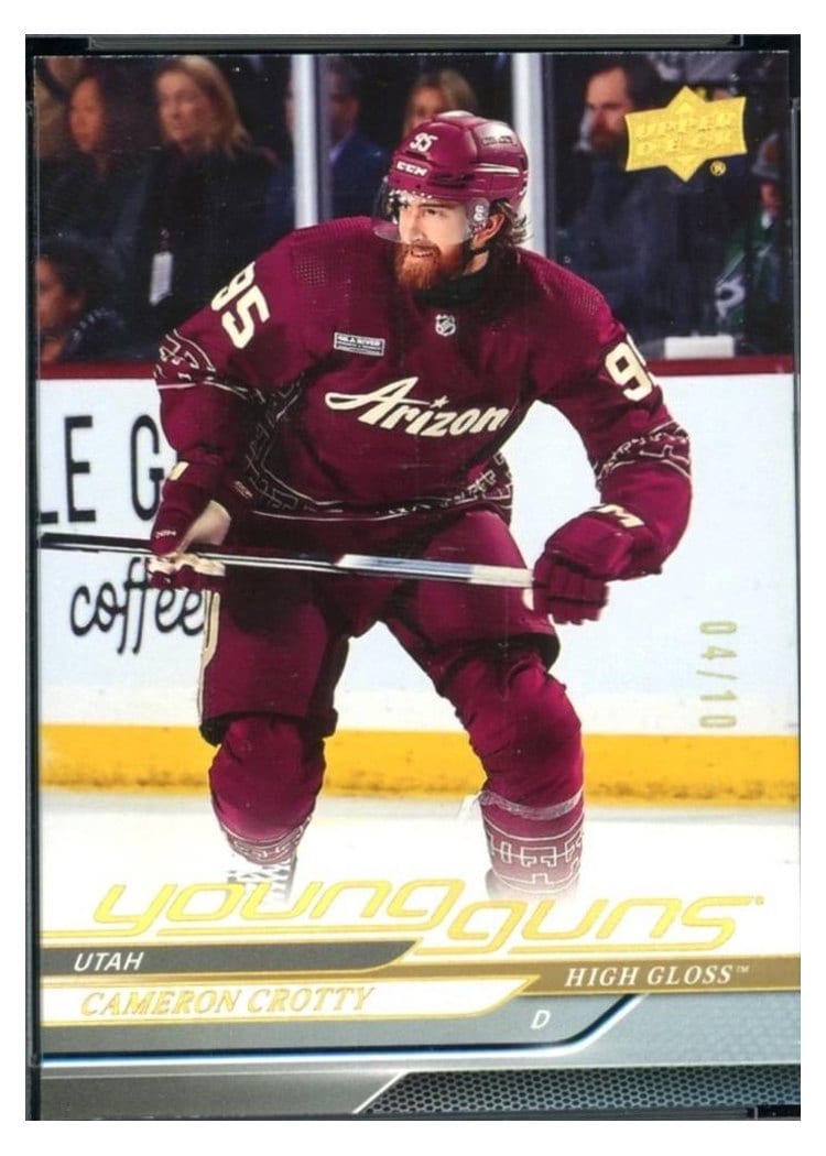 2024-25 Upper Deck Base Set Cameron Crotty #238 card