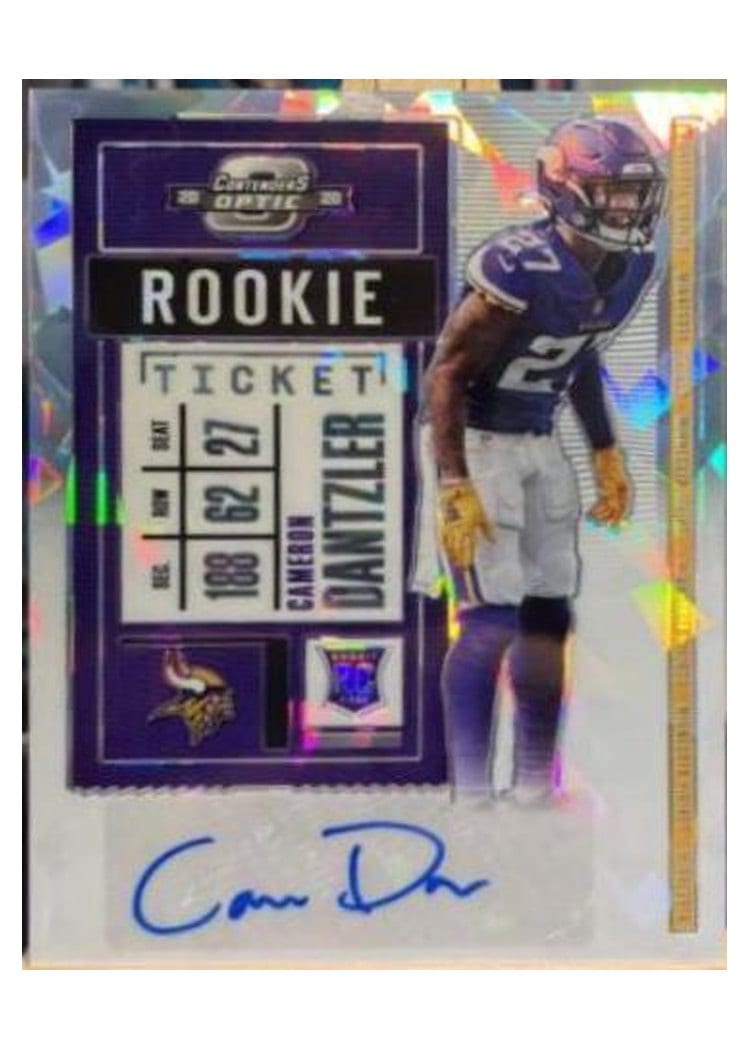2020 Panini Contenders Optic Base Set Cameron Dantzler #170 card
