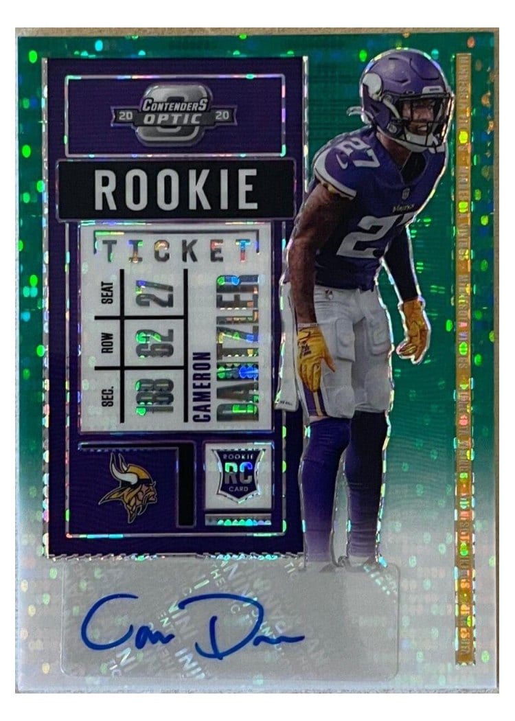 2020 Panini Contenders Optic Base Set Cameron Dantzler #170 card