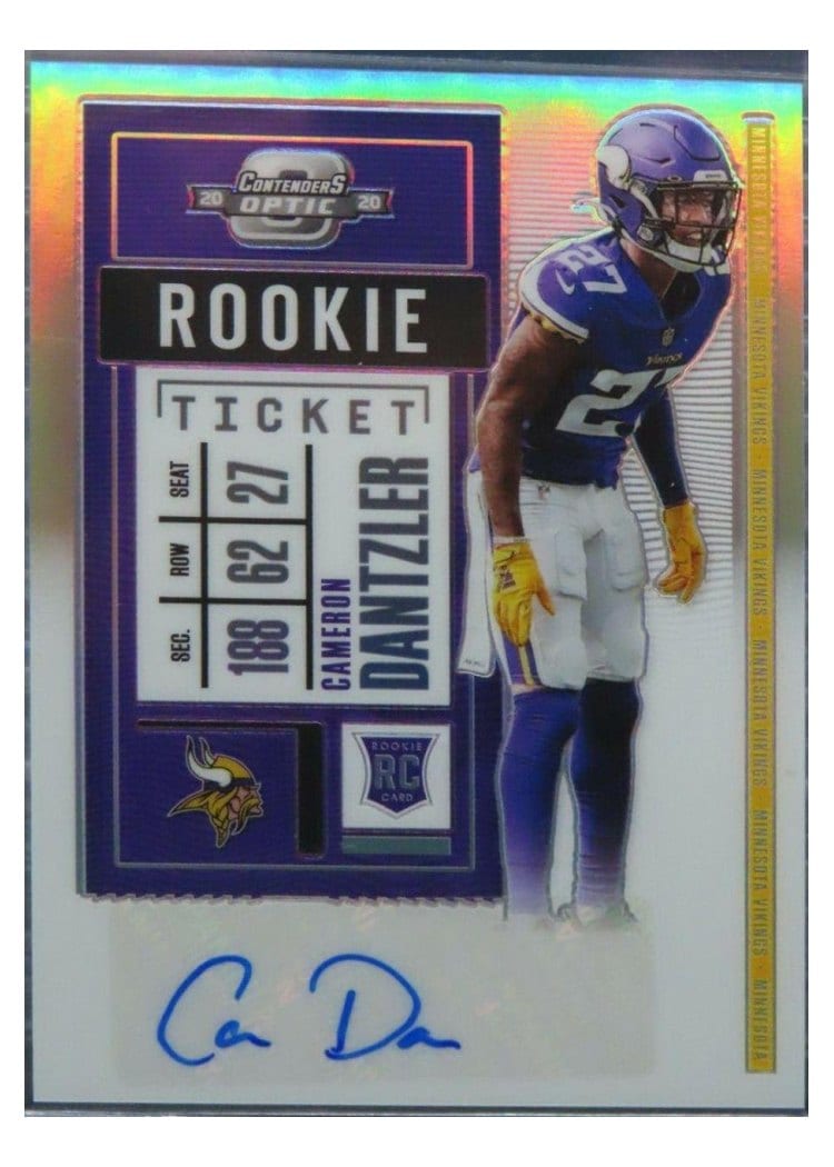 2020 Panini Contenders Optic Base Set Cameron Dantzler #170 card