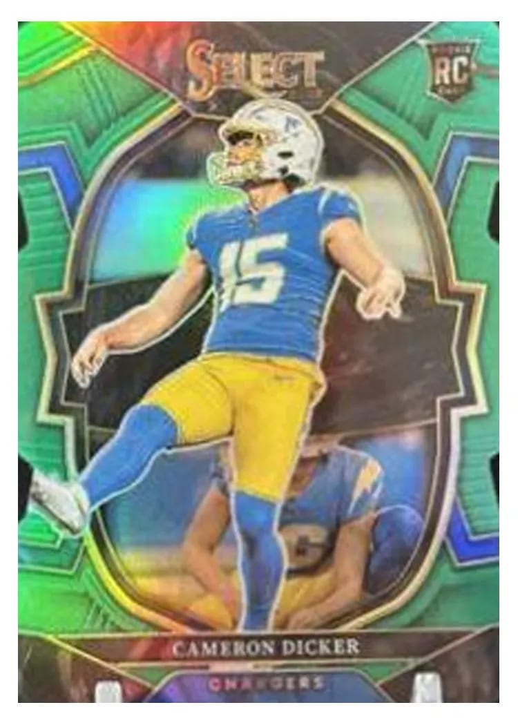 2022 Panini Select Base Set Cameron Dicker #16 card
