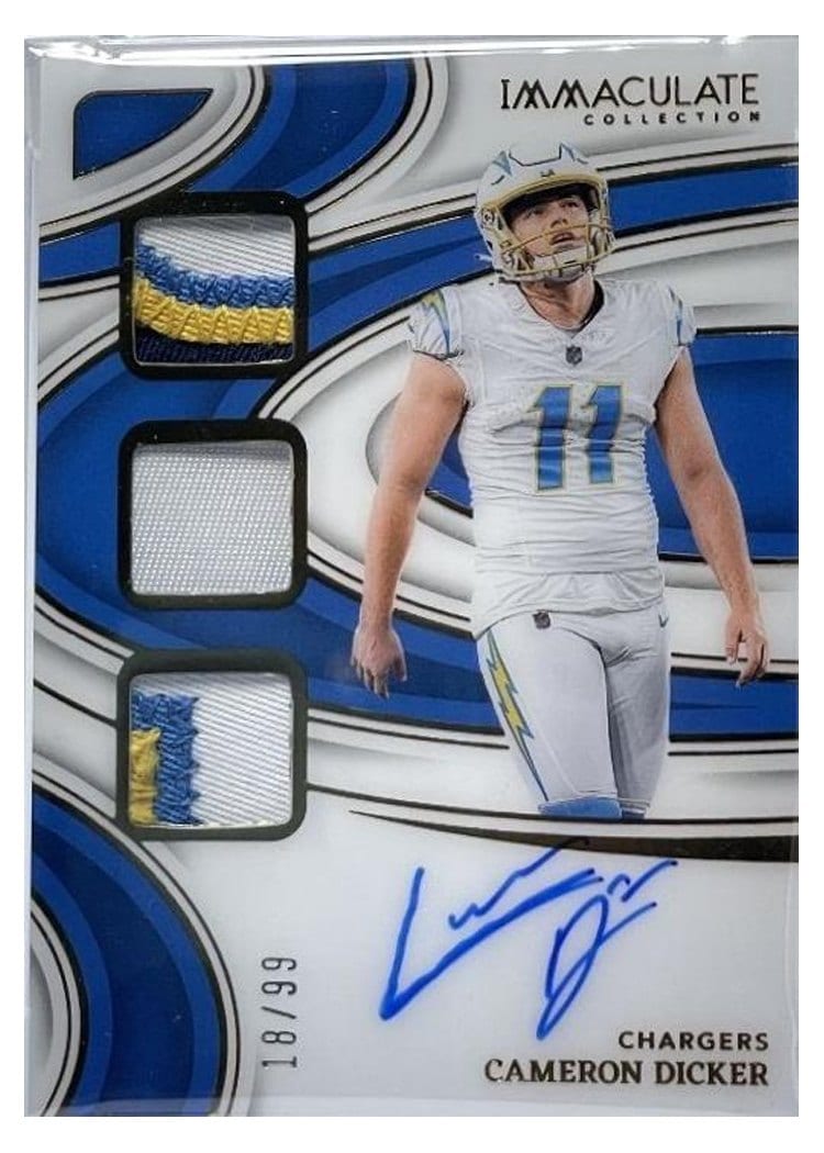 2024 Panini Immaculate Collection Immaculate Players Collection Autographs Cameron Dicker #41 card