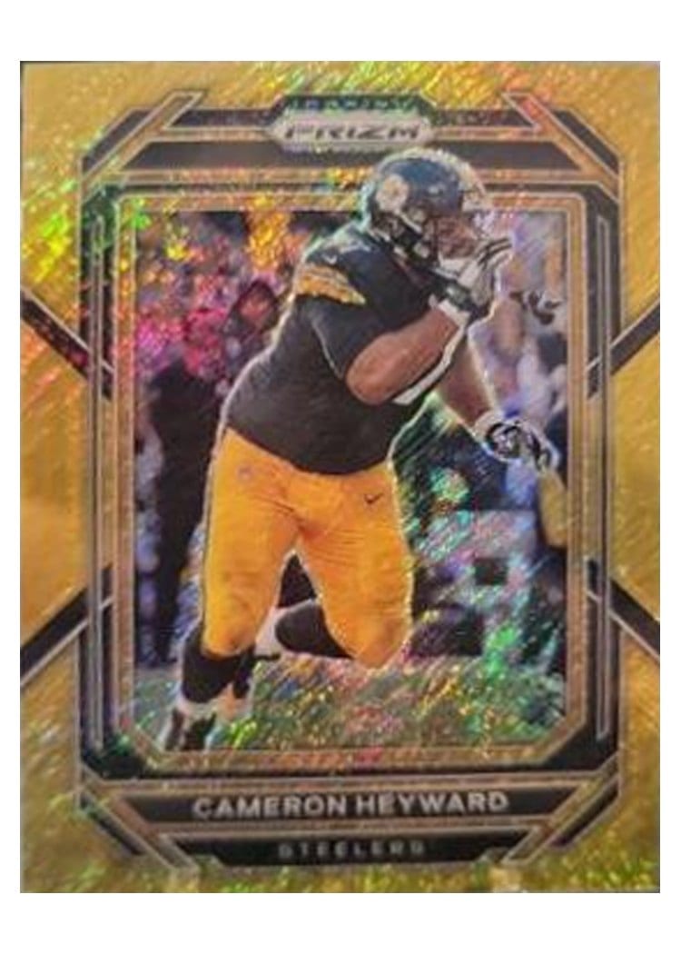 2022 Panini Prizm Base Set Cameron Heyward Gold Shimmer #250 card