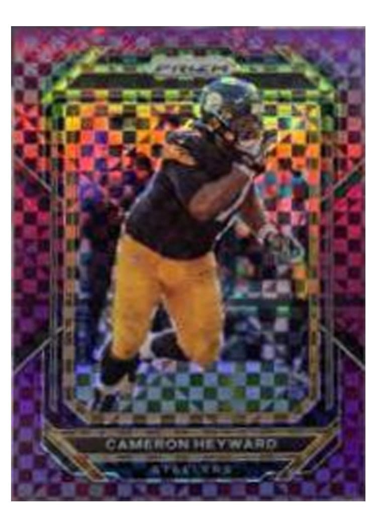 2022 Panini Prizm Base Set Cameron Heyward Purple Power #250 card