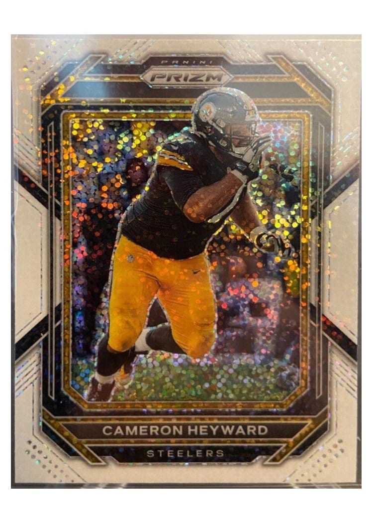 2022 Panini Prizm Base Set Cameron Heyward White Sparkle #250 card