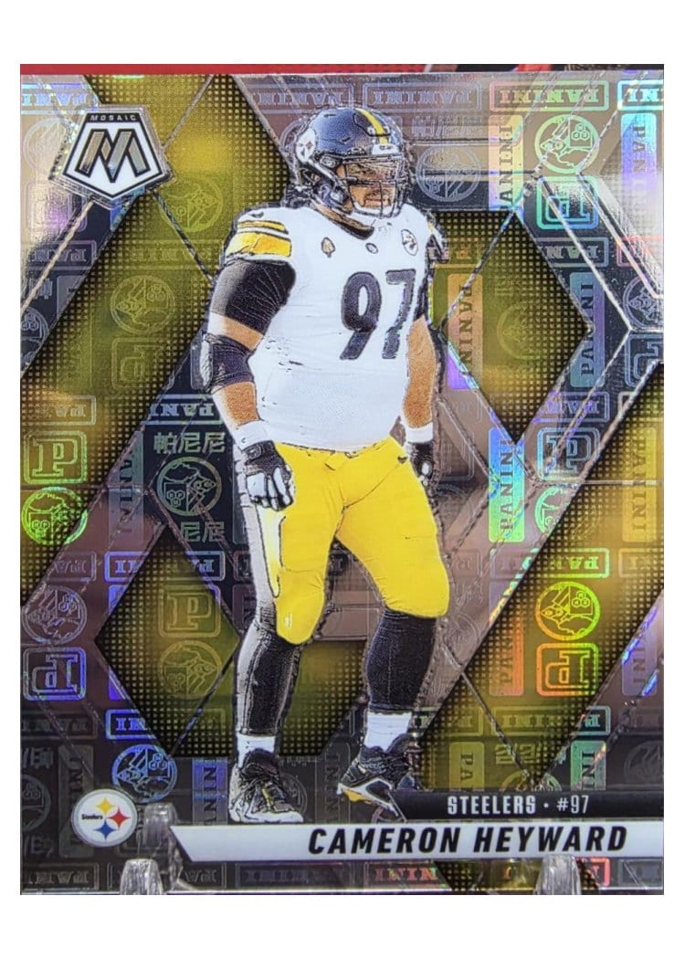 2025 Panini Mosaic Base Set Cameron Heyward Silver Knight #172 card
