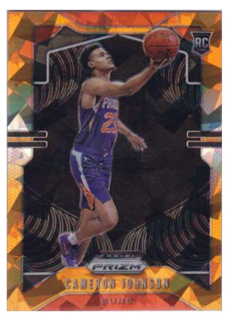 2019-20 Panini Prizm Base Set Cameron Johnson Orange Prizm #257 card