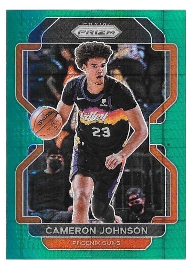 2021-22 Panini Prizm Base Set Cameron Johnson #186 card