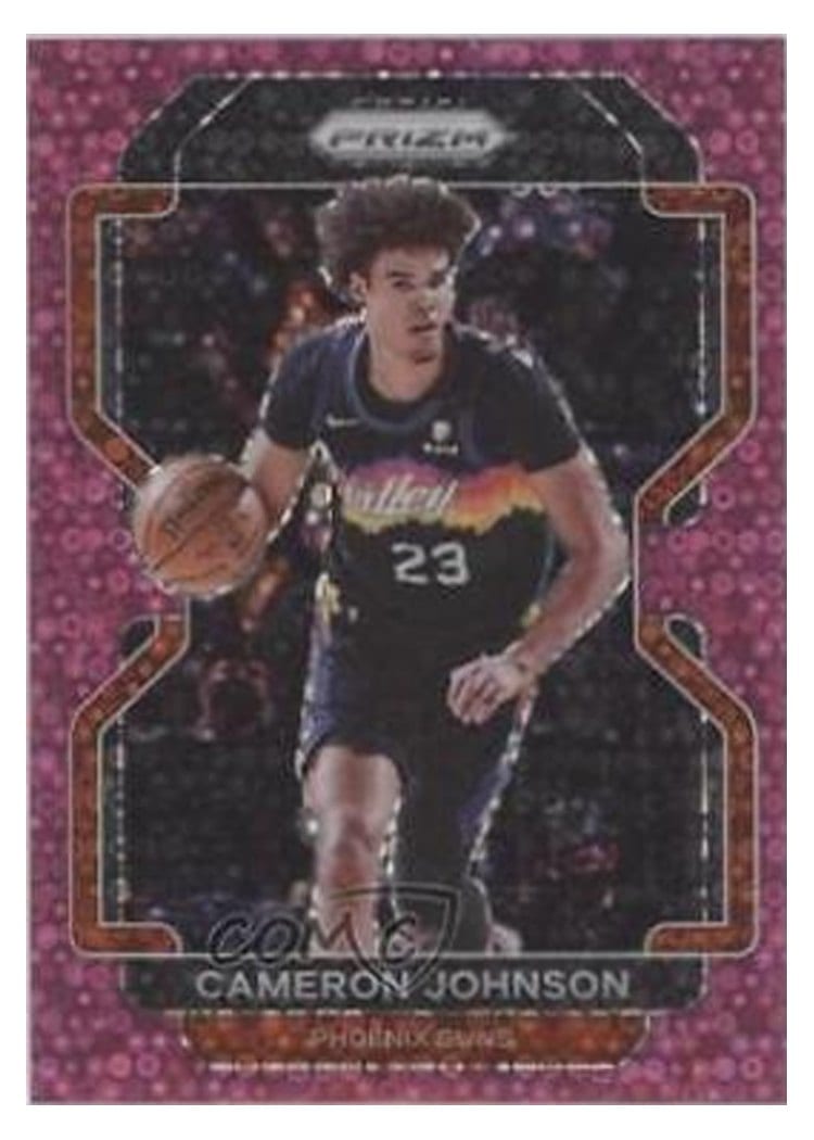 2021-22 Panini Prizm Base Set Cameron Johnson #186 card