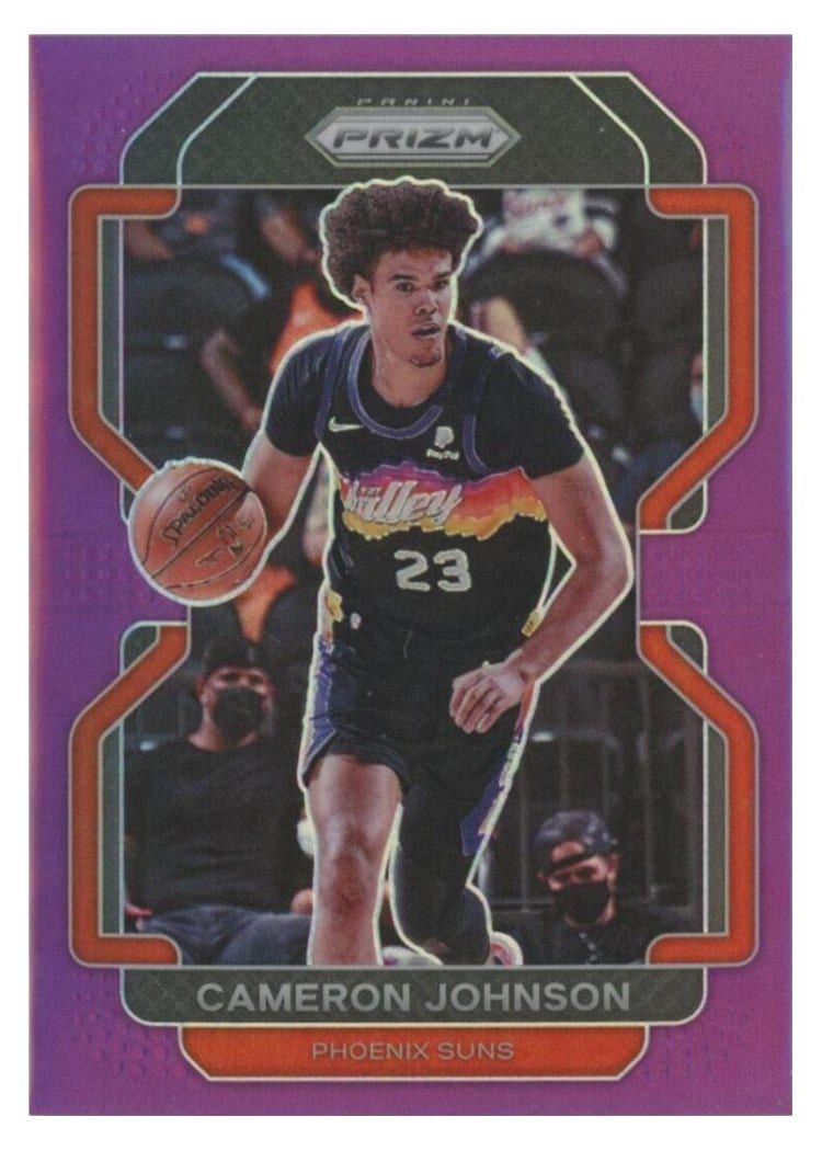 2021-22 Panini Prizm Base Set Cameron Johnson #186 card