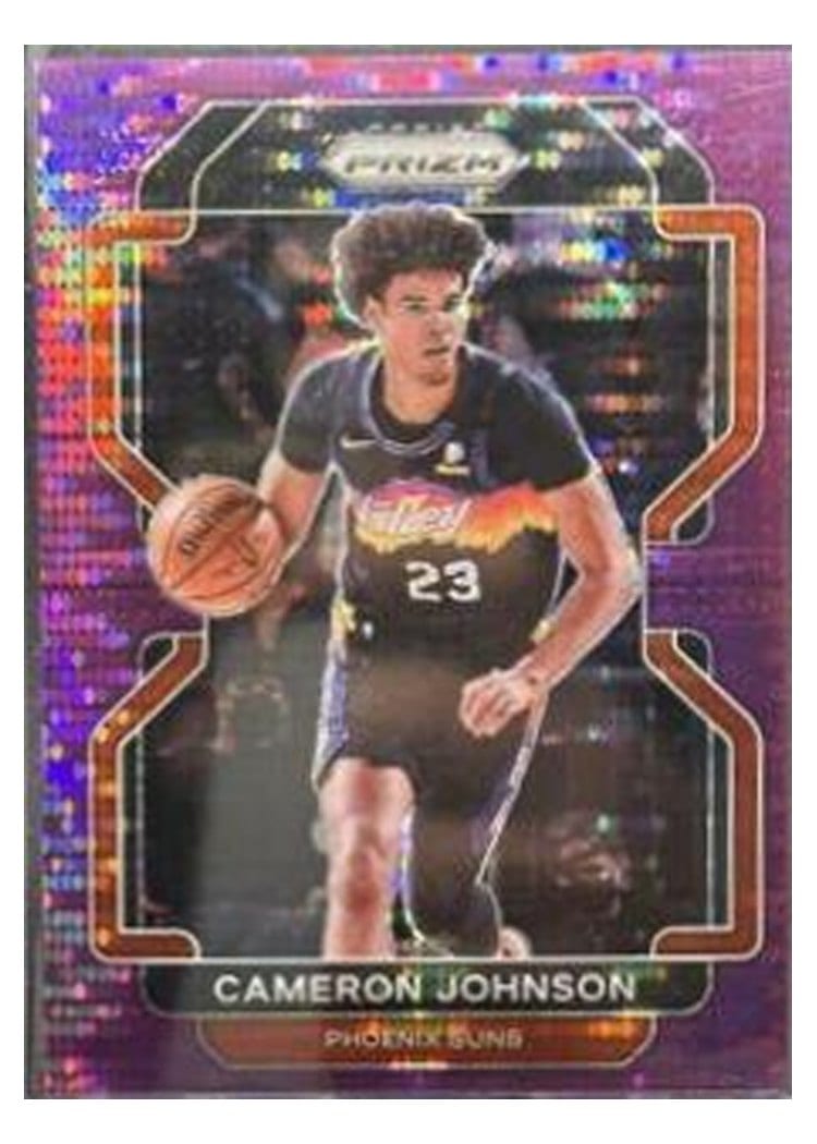 2021-22 Panini Prizm Base Set Cameron Johnson #186 card