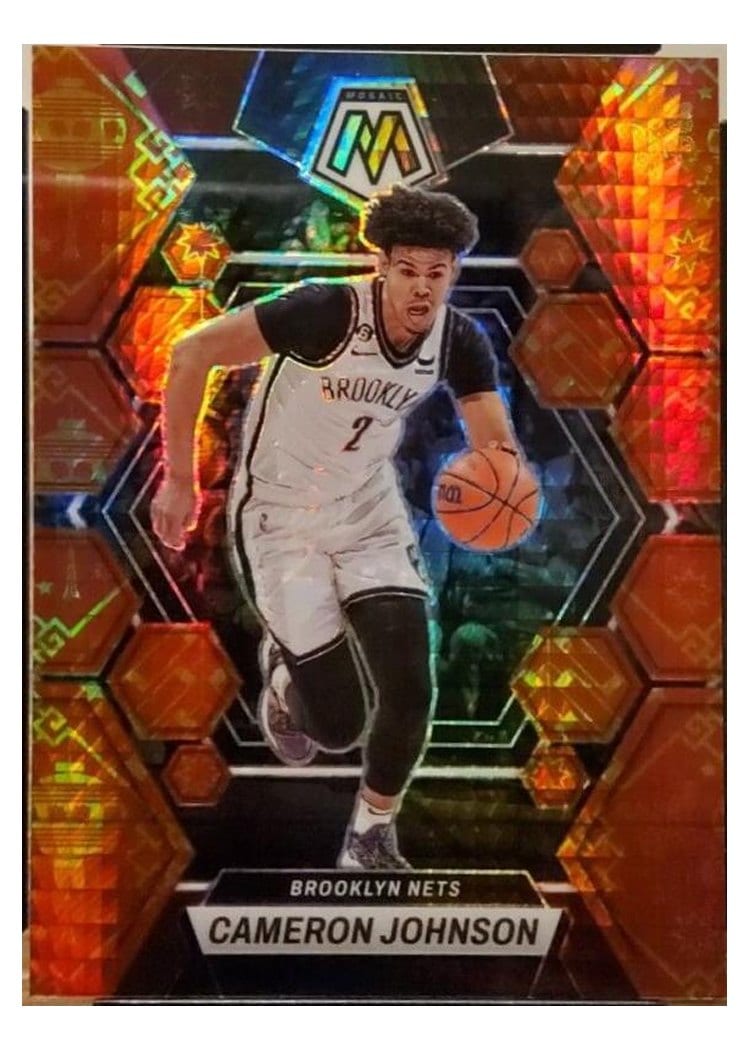 2022-23 Panini Mosaic Base Set Cameron Johnson #14 card
