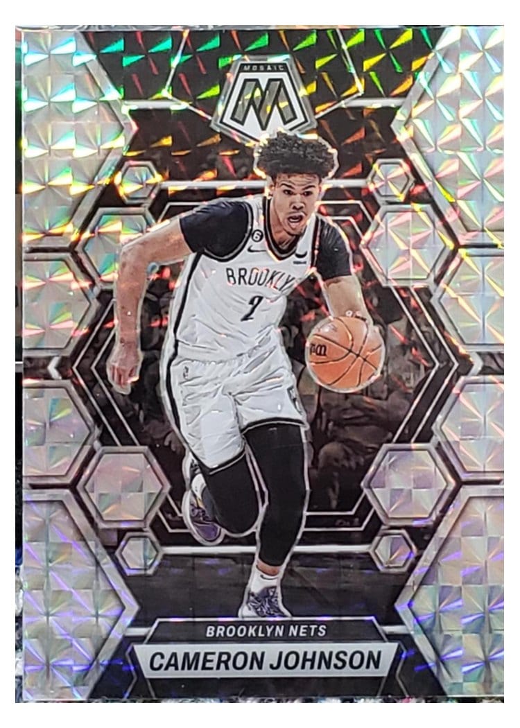 2022-23 Panini Mosaic Base Set Cameron Johnson Mosaic #14 card