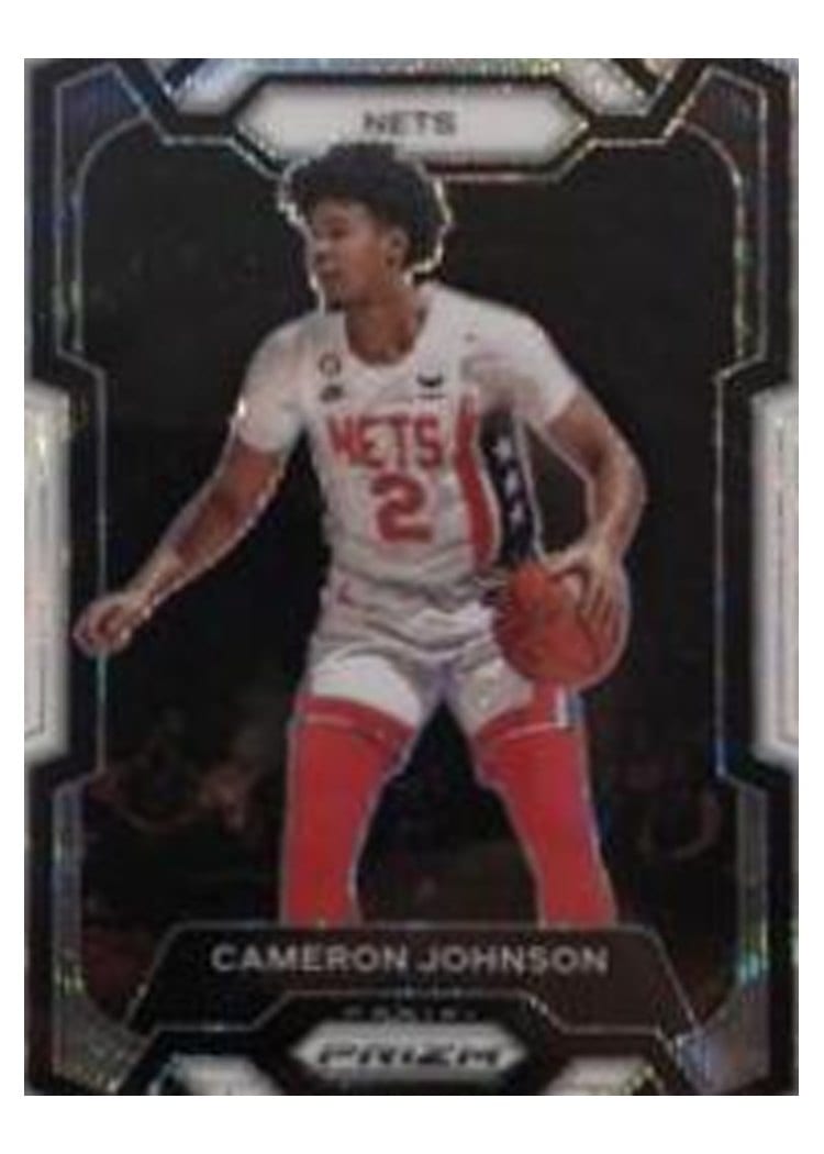 2023-24 Panini Prizm Base Set Cameron Johnson #222 card