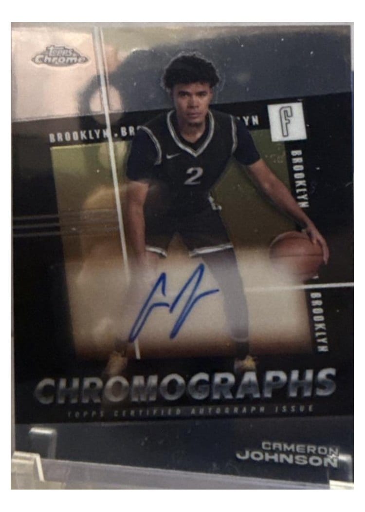 2024-25 Topps Chrome Chromographs Cameron Johnson #C-CJ card