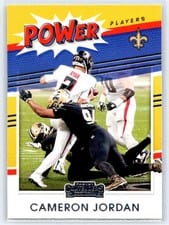 2021 Panini Contenders Power Players Cameron Jordan #PP-CJO card