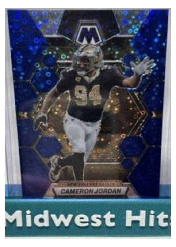 2023 Panini Mosaic Base Set Cameron Jordan No Huddle Blue #172 card