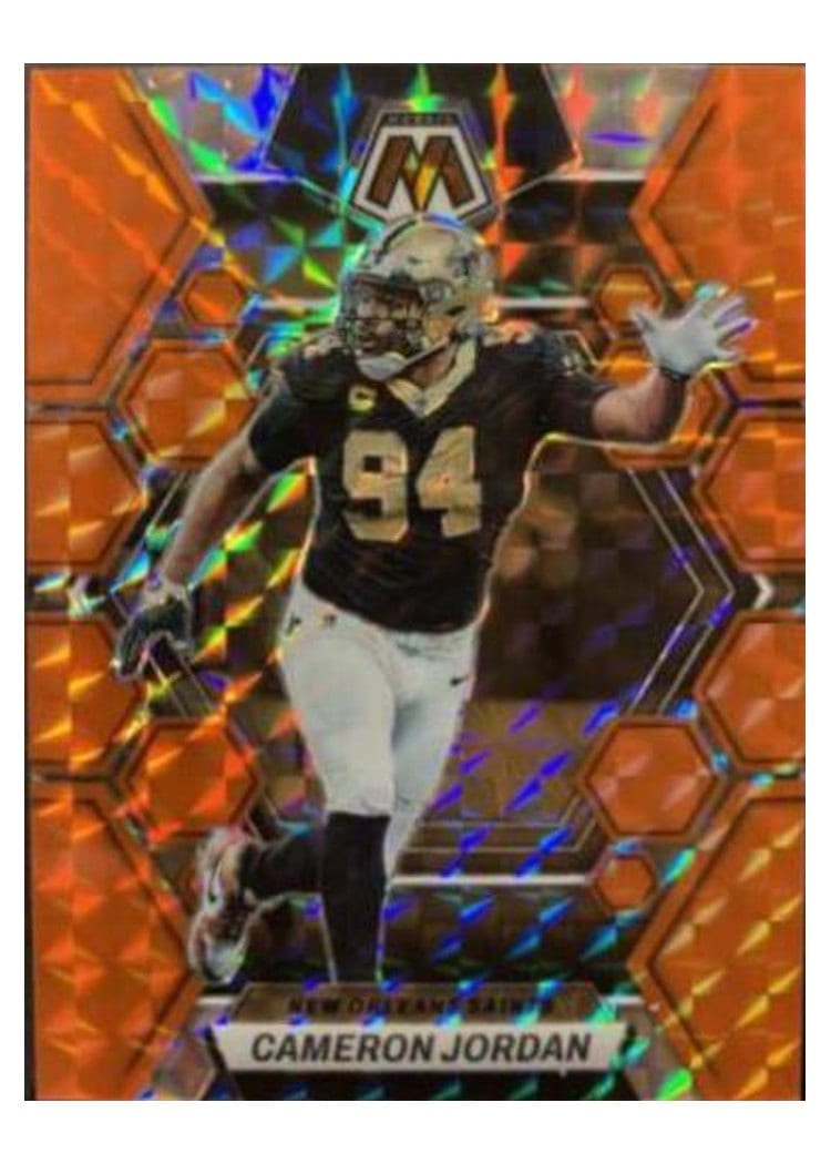 2023 Panini Mosaic Base Set Cameron Jordan Orange #172 card