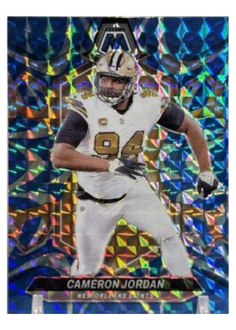 2024 Panini Mosaic Base Set Cameron Jordan Blue Reactive #159 card