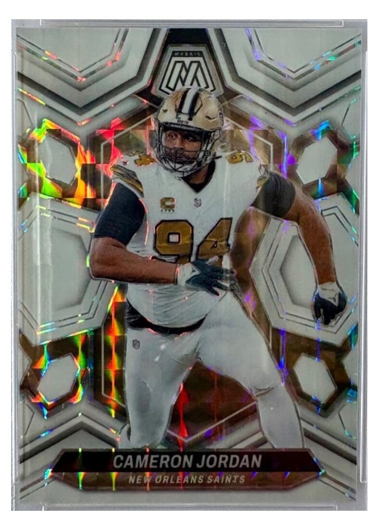 2024 Panini Mosaic Base Set Cameron Jordan White #159 card