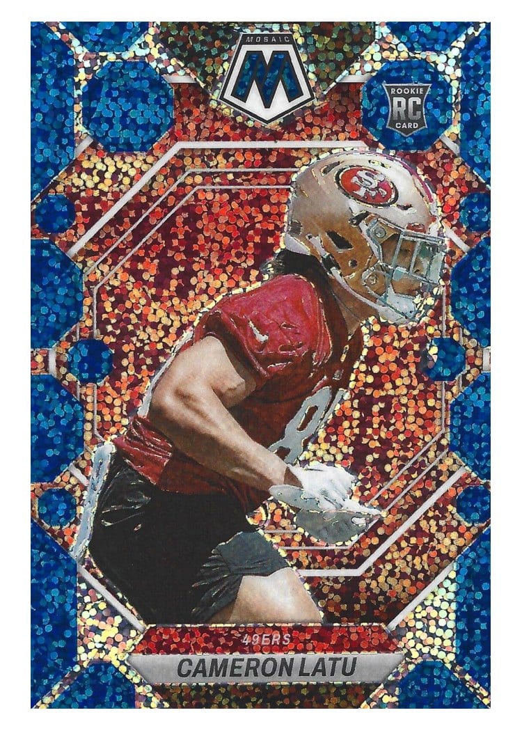 2023 Panini Mosaic Base Set Cameron Latu #295 card
