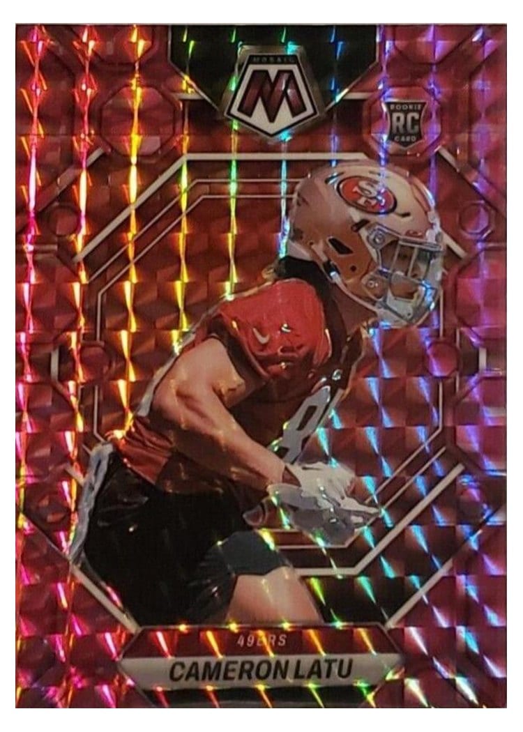 2023 Panini Mosaic Base Set Cameron Latu #295 card